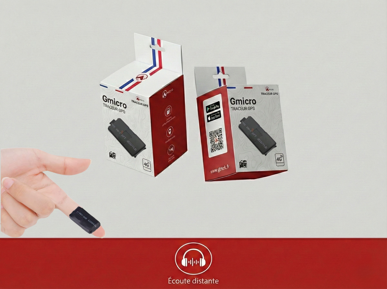 Micro Discret - Écoute à distance, Format ultra-compact, Usage professionnel